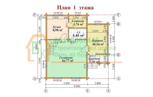 Инживидуальный проект дома 8.6х8.4