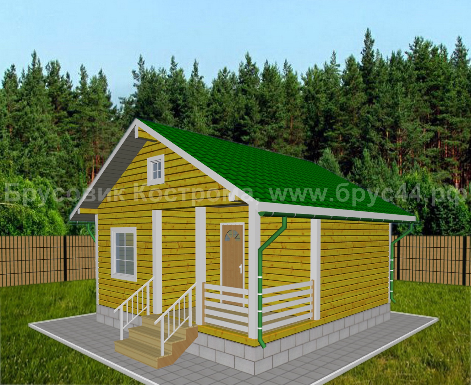 Проекты бань Брусовик Кострома